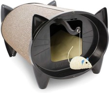 Indoor Cat House with Scratch