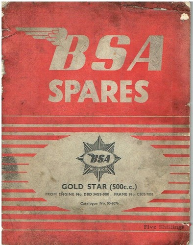 Bsa 500cc dbd34 gold - dbd34, star