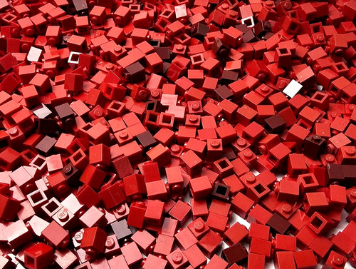 Lego 1x1 x100 bricks - x100, size