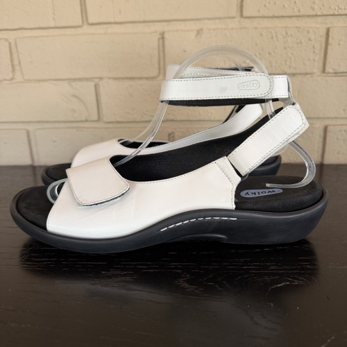 Wolky white sandals shoes - sandals,
