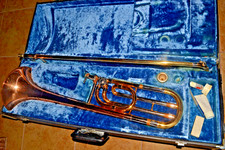 Yamaha YSL-643ii  Japan Trombone w/F-Attachment Case, Bach 6 1/2 Mouth Piece