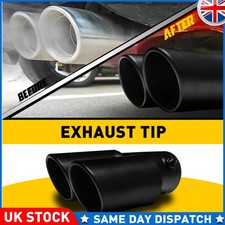Black Car Tailpipe Twin