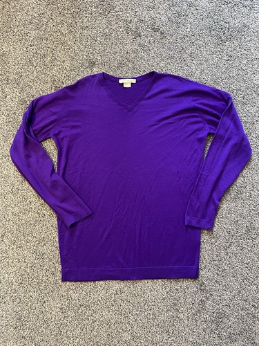 John smedley purple - purple, v-neck