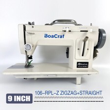 Walking Foot Zigzag Stitch 9'' inch Arm Sewing Machine Leather Sewing Machine