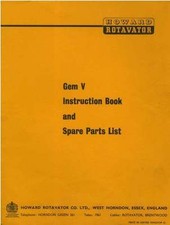 HOWARD ROTAVATOR GEM V