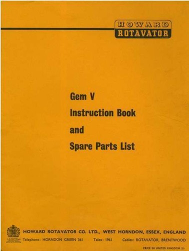 Howard rotavator gem - rotavator,