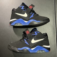 Nike Air Force 180 Barkley 2016 Black Royal Basketball 310095-011 Men Size 10