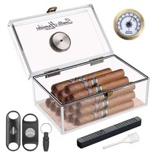Cigar Humidor Box Case Acrylic