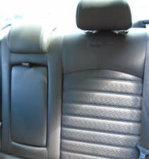 09 JAGUAR X-TYPE 2.0D NEARSIDE REAR 1/2 LEATHER DOUBLE SEAT BACK 01-09 BREAKING