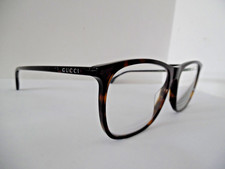 Gucci Havana Brown Square Eye Glasses GG0554O 002 55 16 145