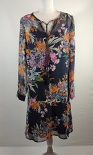 M&S Per Una Floral Mesh Tunic