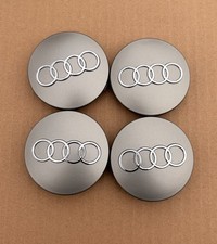 Audi 68mm gray chrome wheel - audi,