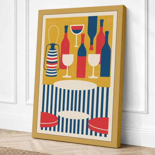Deco table setting art - deco,