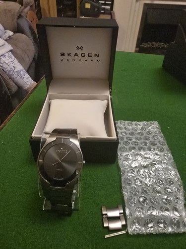Mens skagen black label - black,