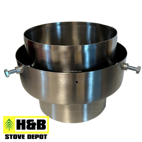 Vitreous flexi flue - 5", to