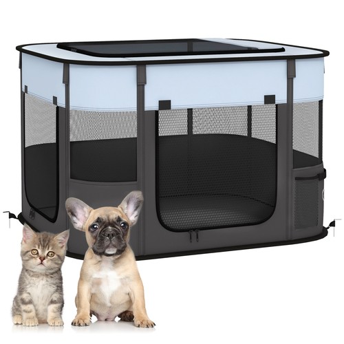 Pawhut dog pen for puppies - pawhut,