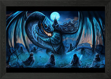 The Witch King Framed Wall Art