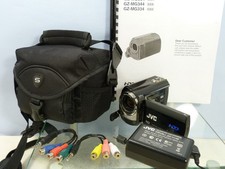 JVC Everio GZ-MG364BEK Handheld High Definition HDD Camcorder Black Tested