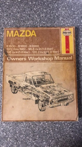 Mazda pick 1972 - 1972, thru