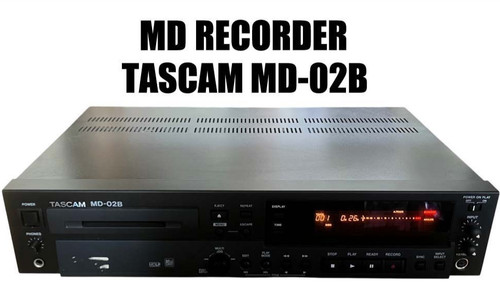 Tascam minidisc deck - md-02,