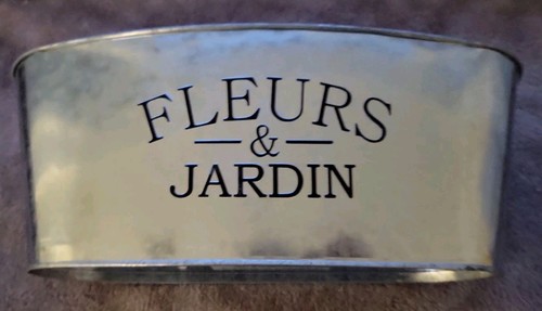 New fleurs jardin galvanized - new,