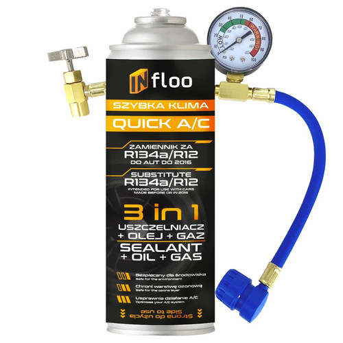 R134a car aircon recharge kit - car,