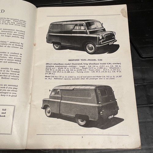 Bedford cas cal models 10 - cal, 10-12
