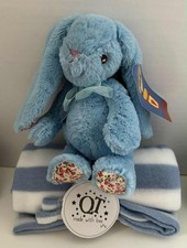 Blue Plush Fluffy Rabbit  -