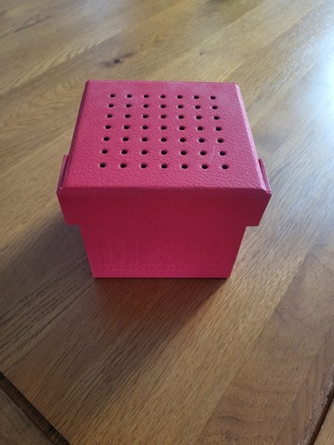 Red diesel watch box - diesel, new