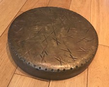 Vintage Brass Dinner Gong With