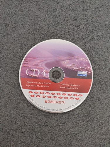 Navigation becker traffic - cd,