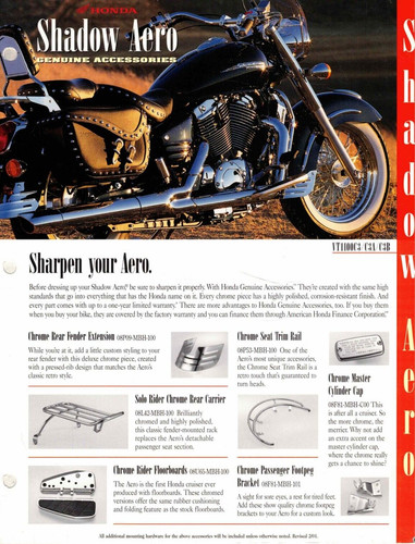 Genuine honda accessories - genuine,