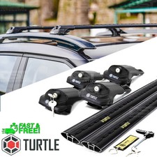 FITS RENAULT GRAND SCENIC 09-16 LOCKABLE LOCKING ROOF BARS TURTLE AIR-1 BLACK
