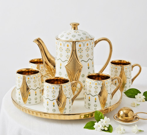 Ceramic tea set - set, teapot
