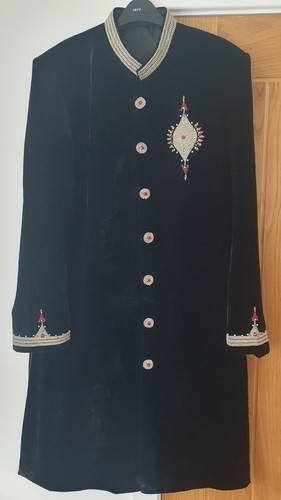 Black sherwani wedding suit - wedding,