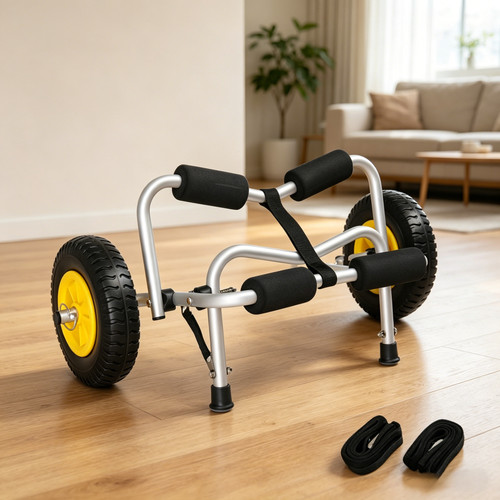 Sit top kayak trolley - sit, on