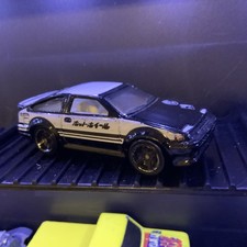 Hot Wheels RARE Toyota AE86 Corolla Black & White Hw City Nightburnerz JDM