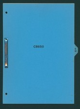 Honda CB650-z SOHC (78-82) Factory Issue PDI Set-Up Manual RC03 CB 650 z FV55