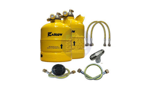 Twin gaslow 7kg - cylinder, kit