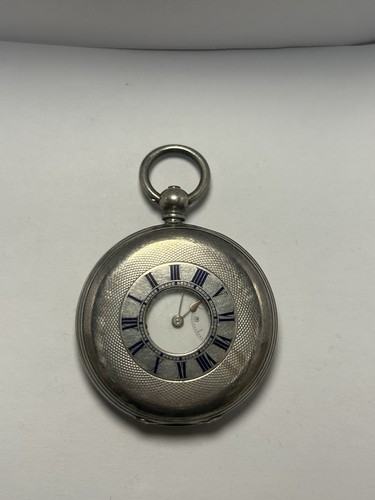 Antique silver half hunter - antique,