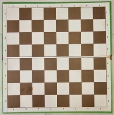 Soviet Vintage Сardboard Portable Chess Board 1981 USSR Antique 40x40 cm