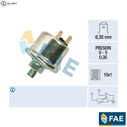Sensor oil pressure - oil,