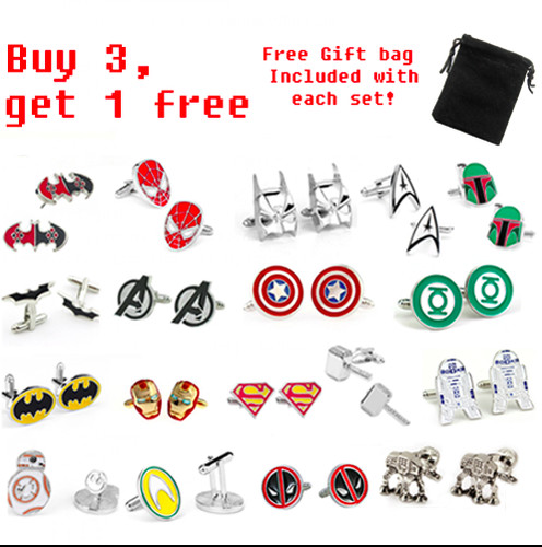 Super hero cufflinks great - -,