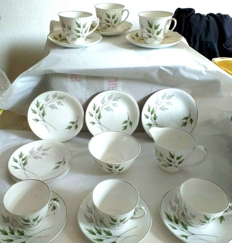 Shelley teaset evergreen - teaset,