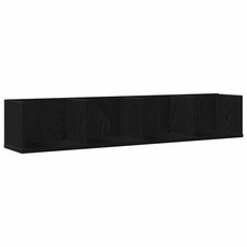 CD Wall Shelf Living Room Wall Rack Storage Cabinet Engineered Wood vidaXL
