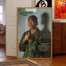 Tupac Poster Wall Art for