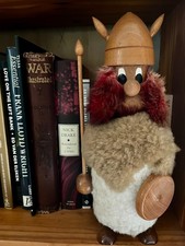 DANISH GONK | Large Mid Century Vintage Wooden Danish Viking Gonk - H: 33cm