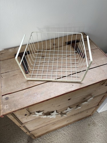 White wire hanging cupboard - wire,