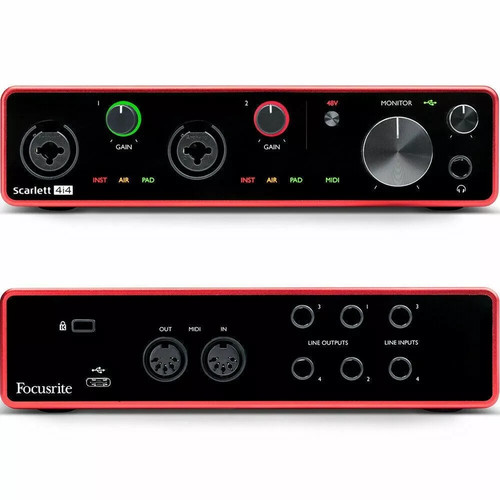 Focusrite scarlett 4i4 3rd - 4i4, gen