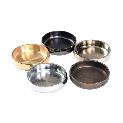 Solid brass castor - brass, cups